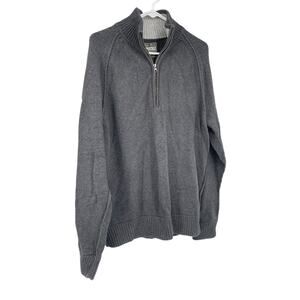 Aeropstale Gray Men's 1/4 Zip Sweater‎ - Size XL